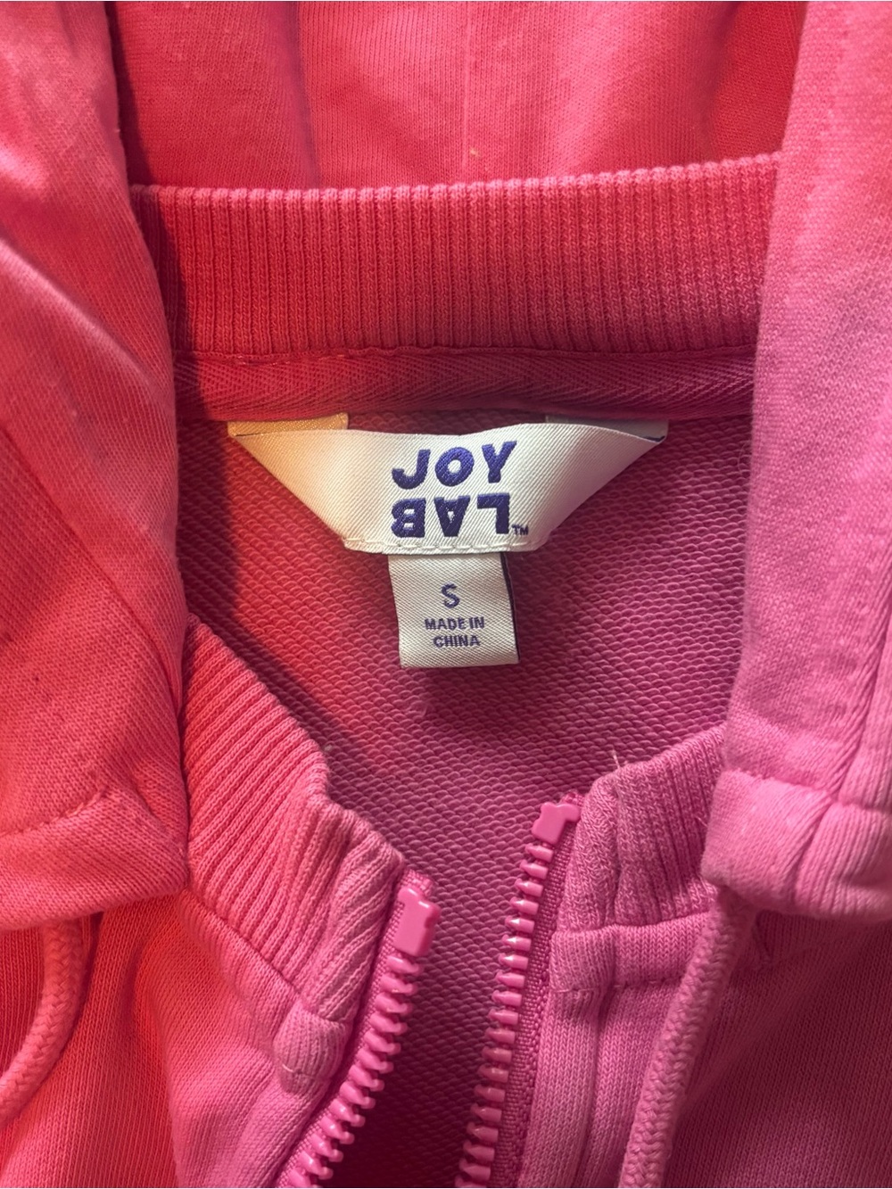 JoyLab Pink Cropped Hoodie and Drawstring Skirt Set - Picture 4 of 5